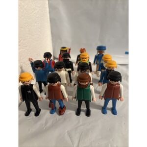 1974 vintage playmobil geobra figure Lot‎ Of 15
